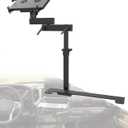 Truck Laptop Mount Fit for 19-25 Chevy Silverado, Tahoe, GMC Sierra, No-Drilling Vehicle Laptop Mount Built-in Cooling Fan Adjustable Truck Computer Stand