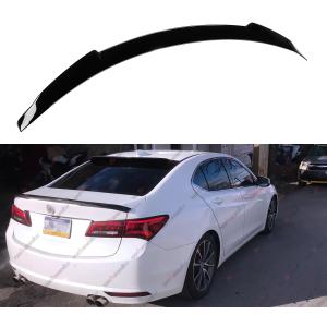 Rear Trunk Spoiler Compatible with 2015-2020 Acura TLX, Duckbill Spoiler Fits for 2015 2016 2017 2018 2020 Sedan 4 Door, High Kick Spoiler Wing Lip (Glossy Black)