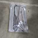 Baby Changing Table with Wheels, Maydolly Portable Adjustable Height Folding Diaper Station with Nursery Organizer & Storage Rack for Newborn Baby and Infant (Light Grey)