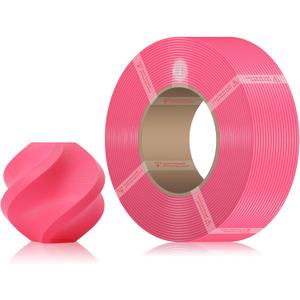 PLA Basic Refill Filament with RFID Compatible with Bambu Lab A1/A1 Mini/X1/P1 Series 3D Printer,1.75mm 1KG Spoolless(2.2lbs) 3D Printer Filament Dimensional Accuracy +/- 0.03mm-Hot Pink (10204)