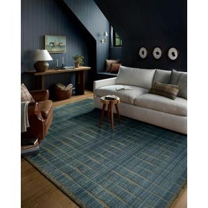 Loloi Chris Loves Julia Calvin Ocean/Olive 2'-3" x 3'-10" Accent Rug