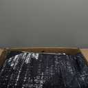 Area Rug 9x12 Rug Machine Washable Non-Slip Low Pile Print Pattern Western Rug for Living Room Bedroom Entryway Tribal Series - Black