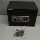 1.4 Cuft Small Fire Safe Box for Home, Security Safe Box Fireproof Waterproof with Digital Keypad and Key Lock, Anti-Theft Home Safes Water Fireproof for Documents Money Valuables