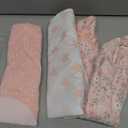The Peanutshell Baby Swaddle Blankets Set of 3 - Baby Girl Sleep Sack for Newborn, Newborns Sack 0-3, 3-6 Month Swaddles, Soft & Breathable Cotton - Pink Floral (M/L)