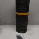 Heavy Duty Plastic Fence Roll 20" x 50' - 0.8x0.8 Inch Chicken Wire Mesh, Reusable Fencing for Garden, Rabbit/Poultry Protection, Balcony & Plant Defense (Black)