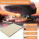 24'' Extra Large Pizza Stone Baking Stone Cordierite Bread Stone for Oven Grill, Cooking Stone for Grill Rectangular, Thermal Shock Resistant, Ideal for Baking Different Sizes of Pizzas or Bread, 24" x 17 3/4"