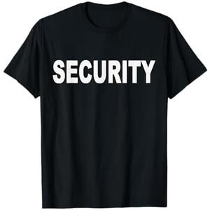 Security Event Safety Guard Professional Officer Uniform T-Shirt, 4XLT