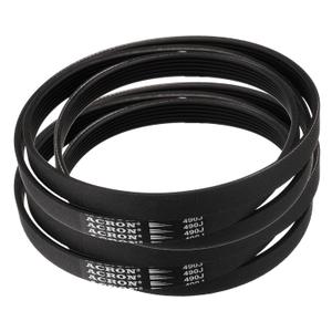 uxcell 2pcs 490J6 PJ V-Ribbed Belt 6 Ribs 49" Length x 0.55" Width x 0.14" Height, EPDM Rubber Poly V Belt, Multi Wedge Micro V Belt