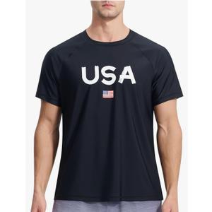 Men's Rash Guard Swim Shirts Summer UPF 50+ UV Sun Protection Quick Dry Beach Fishing Water Shirts T Shirts for Men XXL