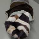 MustMat Zebra Rug for Living Room Decor(4.6ft x 6.6ft) - Faux Fur Animal Print Carpet in Black and White - Perfect for Bedroom, Office, or Nursery