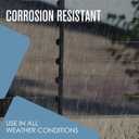 Houseables 1/4 Cable, Wire Rope, 1/4" OD, 0.149" ID, 7x7 Braided, Coated Cable, Vinyl Coated Wire Rope, Clothes line, Clothesline, Aircraft, Tension, Galvanized Metal, Steel, Plastic Covered, 250 Feet (Silver)