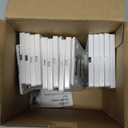 CML Matte White 1-Gang Screwless Decorative Wall Plates, 14 Pack Decorator Light Switch Covers, Standard Size 2.91 X 4.68, Scratch and Impact Resistant, Polycarbonate