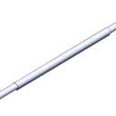 Hecis Double Layer Adjustable Crossbar and Hangers for Pipe and Drape Kit, 8-10ft Width Silvery Aluminum Backdrop Stand