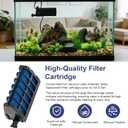 Large Filter Cartridges Compatible with Aqueon Quietflow Internal Power Filters AT30 and AT40, Fish Tank Filter Cartridge Replacement for Aquarium Freshwater Saltwater Fish Turtle, 4 Pack