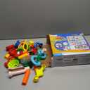 Marble Run Toy, 110pcs Marble Maze Kit STEM Educational Learning Toy for Kids, Mable Race Construction Railway Building Blocks with 60 Marbles Birthday Gift for Boys Girls 3 4 5 6 7 8 + Years Old