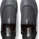 BASS OUTDOOR Men's Hex Action Hiking Shoes  Traction Sole Slip-ons (10.5, Black)