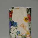 Horaldaily Spring Tablecloth 9090 Inch Round, Floral Flowers Watercolor Washable Seasonal Table Cover for Party Picnic Dinner Decor (Beige)