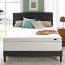 ZINUS 12 Inch Foam and Spring Hybrid Mattress [New Version], Full, Fiberglass Free, Medium Firmness, Durable Support, Certified Safe Foams & Fabric, Mattress in A Box (White)