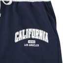 SOFIA'S CHOICE Women's Low Waisted Drawstring Sweatpants Color Block Long Pants with Pockets Blue-GD3 X-Large (Blue, XL)