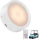 10L0L Golf Cart Dome Light for EZGO Club Car Yamaha | RGB Wireless USB Rechargeable Columbia, Cushman, Garia, Tomberlin, 12 Colors, 1000mAh Battery, 6-Hour Runtime, 3.3x1.2 inch