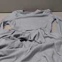 Allegra K Long Sleeve Maxi Dress for Women's Casual Formal Spring A-Line Dresses Small Blue