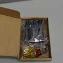 Dollhouse Miniature Musical Instrument Set in 1:12 Scale, Mini Dollhouse Musical Instrument Model Includes Violin Piano Trumpet Saxophone Electric Guitar, Model Accessory F