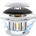 Kitchen Sink Drain Strainer 3 in 1, 304 Stainless Steel Pop Up Sink Stopper, Anti-Clogging Drain Stopper, Strainers for Kitchen, Drain Cover & Kitchen Accessories for US Standard Sink (Smooth Silver)