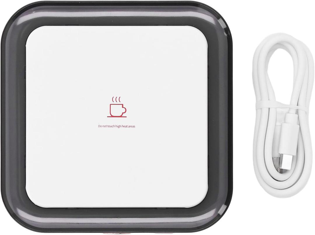 Coffee Mug Warmer, Thermostatic Cup Warmer with 3 Temperature Settings, Electric Cup Warmer Beverage Warmer for Coffee,Tea,Milk,for Office or Home Use