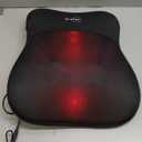 Back Massager, Rolling Up and Down Back Massager with Heat, Back Massage 4D Kneading for Pain Relief Deep Tissue, Ultrathin Shoulder Massager Gift for Women Men Parents Christmas