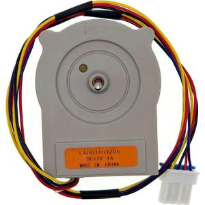 EAU63103205 Refrigerator Condenser Fan Motor, Fit for LG Refrigerators 73132 73133 LFXS24623B Replaces : 4509125 AP6235484 PS12080243 EAP12080243, DC 12V 4-Pin Fan Motor