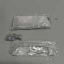 Goldenwarm 2 Pack 4 Inch Matte Black Cabinet Handles Kitchen Furniture Hardware Square Stainless Steel Hardware Bathroom Cabinet Door Pulls (4in Hole Centers)