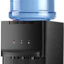 Euhomy Top Load Water Dispenser for 3 or 5 Gallon Bottles, Countertop Water Cooler with 3 Temperatures, Hot & Cold Water with Child Safety Lock, for Home, Office, Kitchen