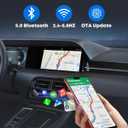 Benz Wireless CarPlay Adapter, Wireless CarPlay/Android Auto for Mercedes with Wired CarPlay, USB-C/USB-A, Quick Auto-Connect, Stable Control,(A/C/E/S/CLA/CLS/GLA/GLB/GLC/GLE/GLS/G-Class)