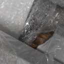 SmartStandard 42 x 84 in Glass Barn Door with 7FT Sliding Hardware Kit & Handle, Pre-Drilled Ready to Assemble, Waterproof PVC Coating, White, 5-Panel Glass