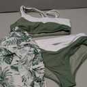 blibean Girls 3 Piece Bikini Swimsuit with Cover-up Skirt Size 14 Years/3XL