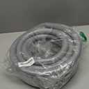 Liquid-Tight Conduit 50 ft and 8 Pieces of Connector Kit,Electrical Conduit 1/2 Flexible Non Metallic Conduit UL Certification,Flexible Conduit with 5 Straight and 3 Degree Conduit Connector Fittings