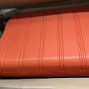 Rockland Melbourne Hardside 3 Piece Expandable Spinner Wheel Luggage Set, (20"/24"/28"), Red