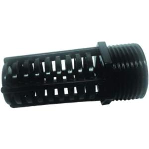 Lifegard Aquatics Threaded Suction Overflow Strainer for Fish Aquariums  High-Impact Resistant Black PVC  Space Saver Strainer to Extend Past the Bulkhead  Reduces Pump Damage  2 Inch