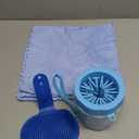 Dog Paw Cleaner for Small Dogs, Dog Paw Washer, Muddy Paw Cleaner, Pet Foot Cleaner, Dog Paw Protector Kit (Blue)