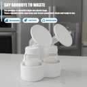 83mm Flange Cover and Bottle Holder Compatible with Spectra, Anti-Tip Breast Pump Refrigerator Storage Stand and 2 Pack Reusable Caps, Breast Pump Storage Accessories
