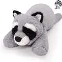 Weighted Raccoon Plush,17in Raccoon Stuffed Animal Weighted Plushie Doll Toy for Kids Boys Girls,Hugging Plushie,Gift for Birthday Halloween Christmas