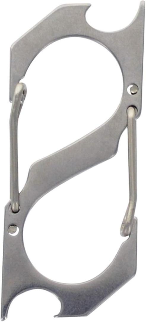 Hillman 713166 Multi-Tool Key Chain Carabiner & Bottle Opener, No Size, No Color