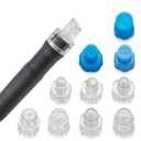 Facial Care Face Cleaning Tool Skin Beauty Set Hydro Dermabrasion Water Peeling 8pcs Elitzia ETAF133T (White)