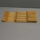 Utoplike Knife Drawer Organizer Bamboo Knives Block for Kitchen, Large Handle Steak Holder, Fit for 9 Knives (Not Included)