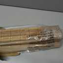 LazBlinds No Tools No Drill Cordless Bamboo Roman Shades, Light Filtering Window Treatment, Roll Up Bamboo Blinds for Windows 35'' W x 64'' H, Brown