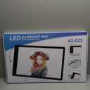Zocelight Rechargeable A2 Light pad for Diamond Painting, A2 Light Board with 5200mAh Battery, 6 Levels Dimming/3 Color temperatures 5500 Lux Super Bright Light Box for Drawing, Sketching, Animation