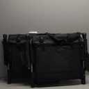 Amazon Basics Collapsible Folding Heavy Duty Utility Wagon for Outdoor Sports, 265 pounds Weight Capacity, Camping, Garden, and Shopping, 27.6 x 40.9 x 20 inches, Black