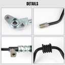 Power Steering Pressure Hose Assembly compatible with Honda Odyssey V6 3.5L 2008-2010 Replace 53713SHJA02