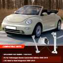 Front Driver Side Door Power Window Regulator Compatible with Volkswagen VW Beetle Convertible 2003-2010 Replaces 1Y0837461F 1Y0837461B 740-084(Left)