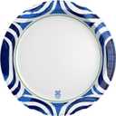 Dixie Ultra, Large Paper Plates, 10 Inch, 100 Count, 3X Stronger*, Heavy Duty, Microwave-Safe, Soak-Proof, Cut Resistant, Disposable Plates For Heavy, Messy Meals